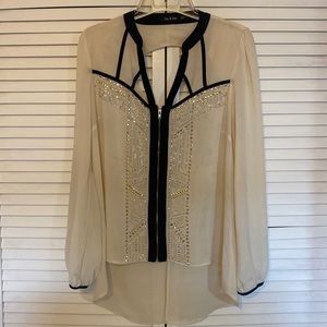 Embroidered Crystal Blouse